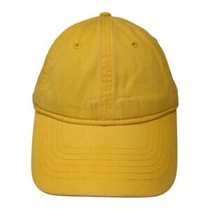 Yellow Label Co. Slideback Baseball Cap Yellow One Size Adjustable 6 Panel Blank